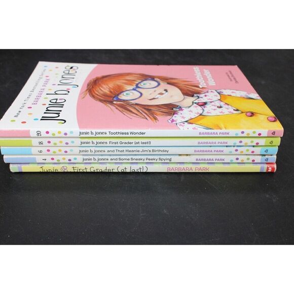 Junie B Jones Lot Of 5 Books. Toothless First Grader Jim's Birthday Spying - Picture 12 of 14